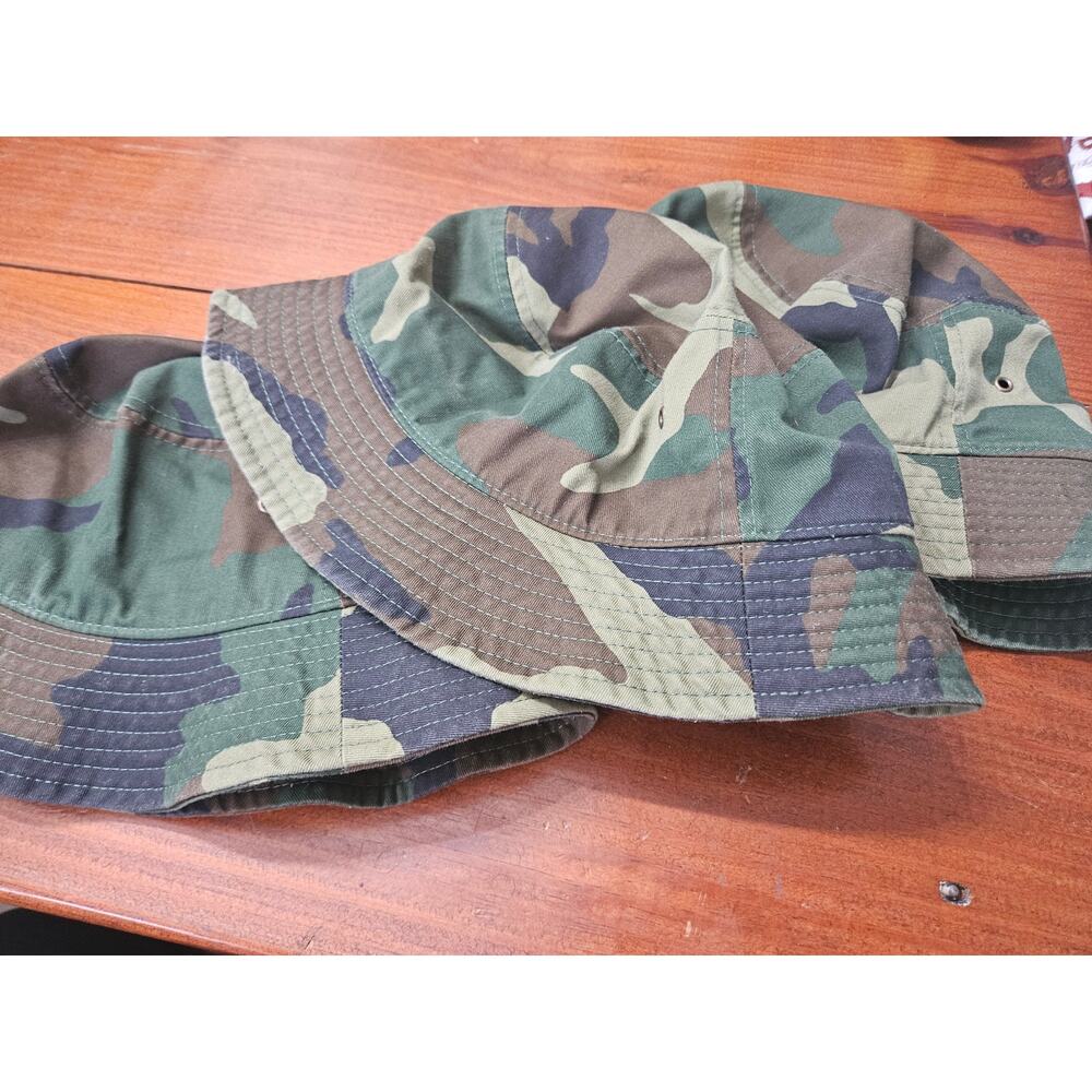 Nike Newhattan Gelante Camo Bucket Hat Lot 6 S S/M 2 NWT Woodland - Picture 8 of 8